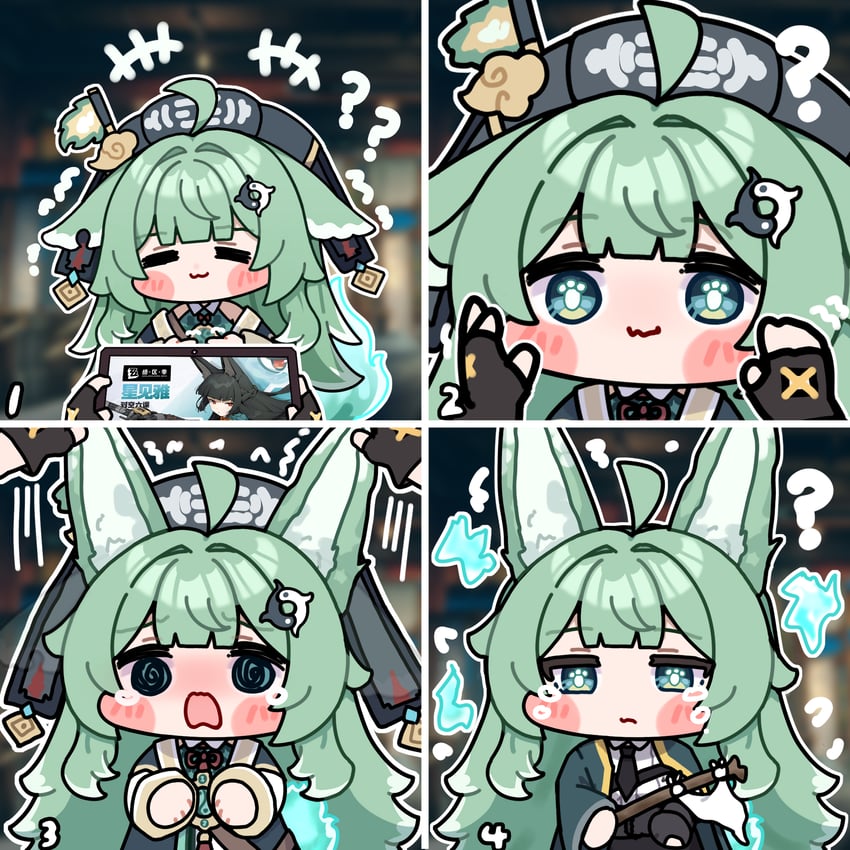 hoshimi miyabi and huohuo (honkai and 3 more) drawn by ldd.ek