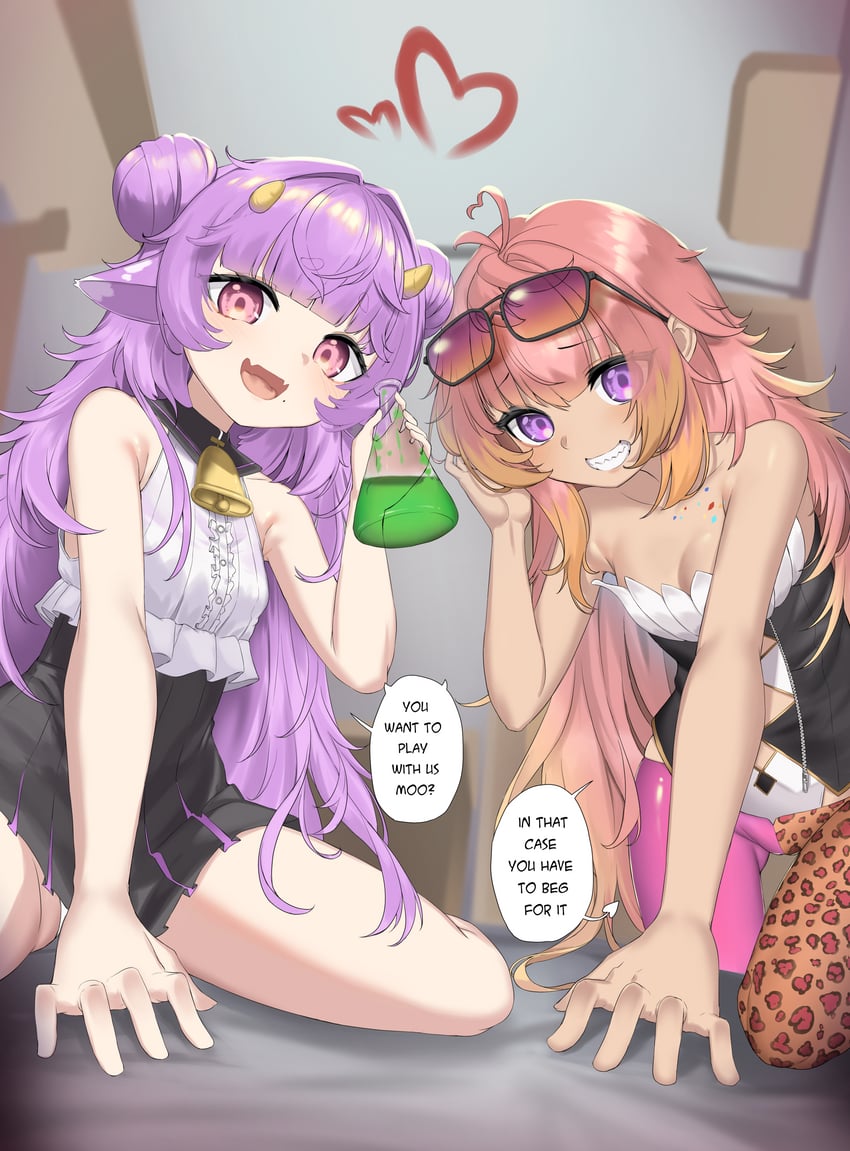 muu muyu and coni confetti (phase connect and 1 more) drawn by negative_cha09
