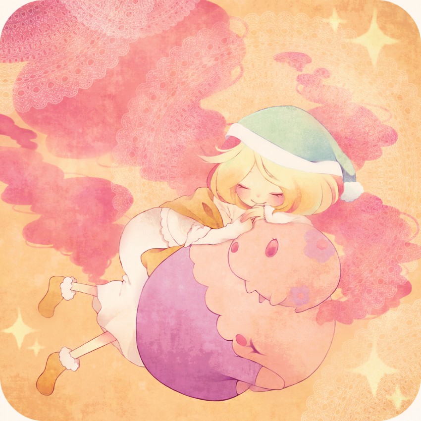 bianca, munna, and musharna (pokemon and 1 more) drawn by shiguri