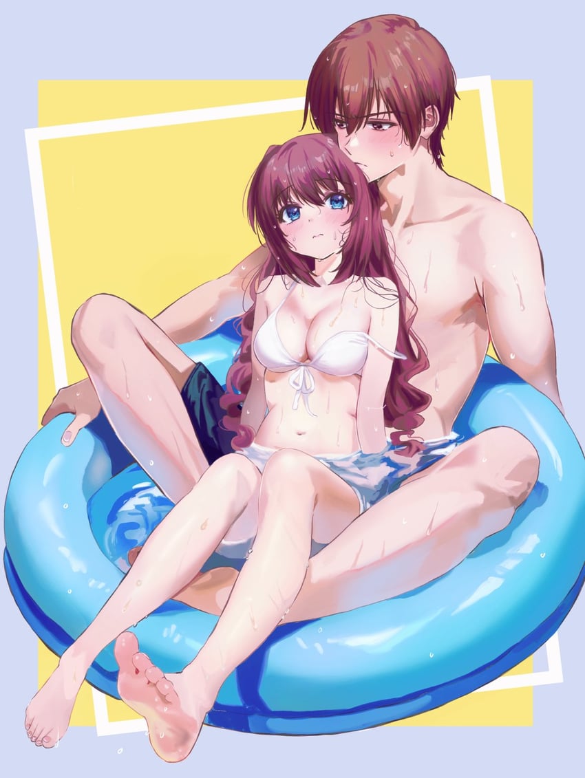 natsume kyousuke and a-chan (little busters!) drawn by miiizuno_lbs