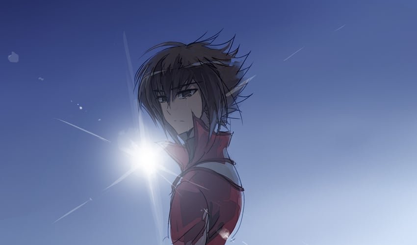 yuki judai (yu-gi-oh! and 1 more) drawn by moribuden
