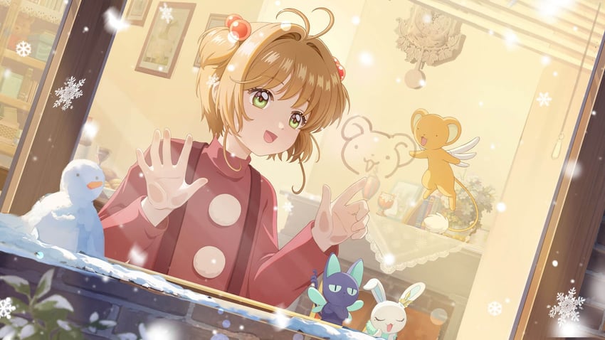 kinomoto sakura, kero, spinel sun, and momo (cardcaptor sakura and 1 more)