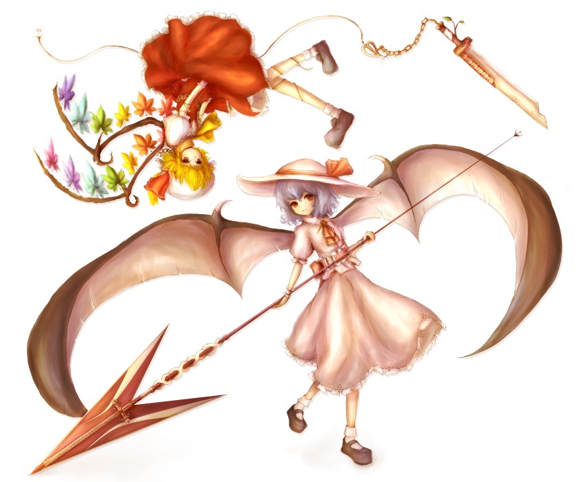 remilia scarlet and flandre scarlet (touhou) drawn by amano_jack