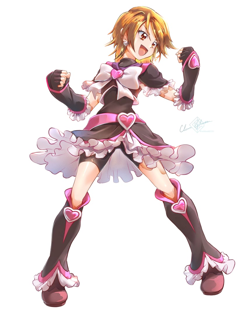 misumi nagisa and cure black (precure and 2 more) drawn by clear_glass_(mildmild1311)