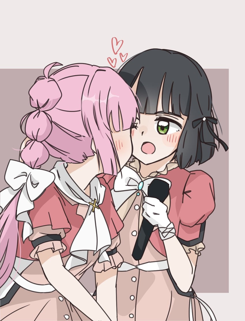 momose ginko and anyoji hime (love live! and 1 more) drawn by mihasu_ll