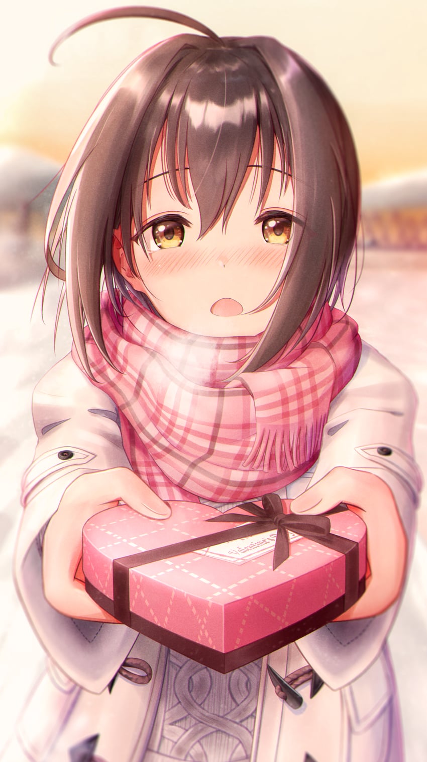 kohinata miho (idolmaster and 2 more) drawn by masuku_(saint_mask)
