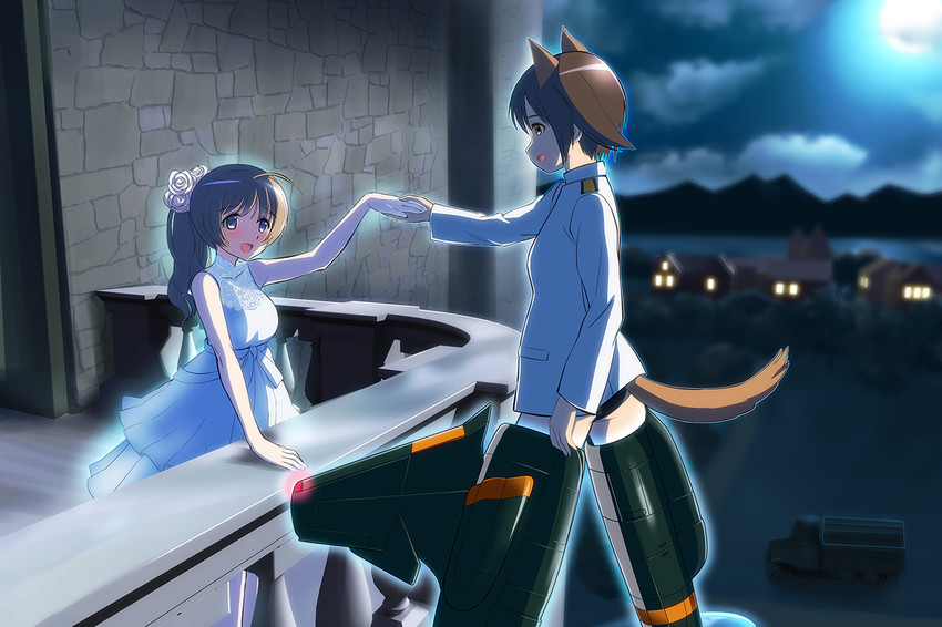 miyafuji yoshika and lynette bishop (world witches series and 1 more) drawn by kaneko_(novram58)