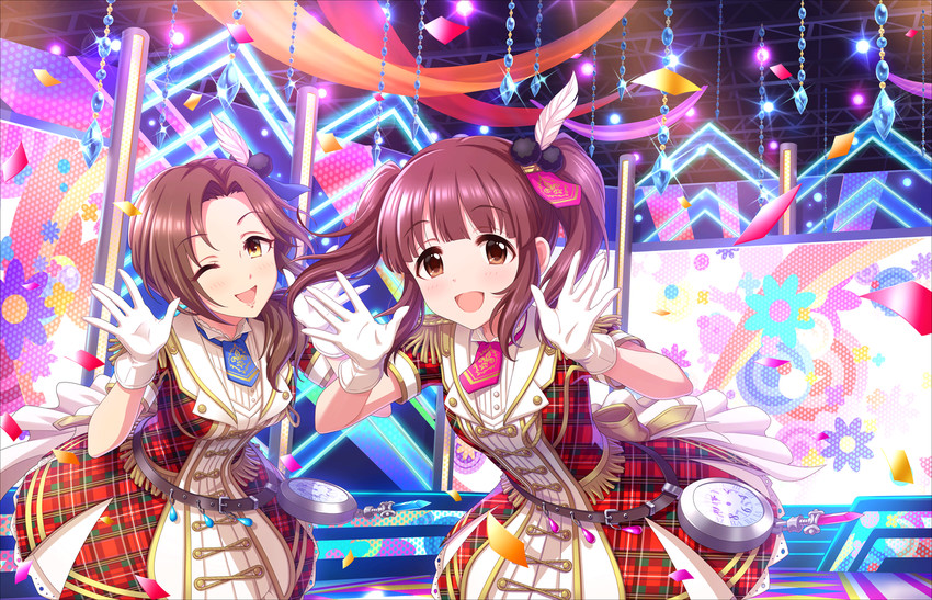 ogata chieri and kawashima mizuki (idolmaster and 2 more)