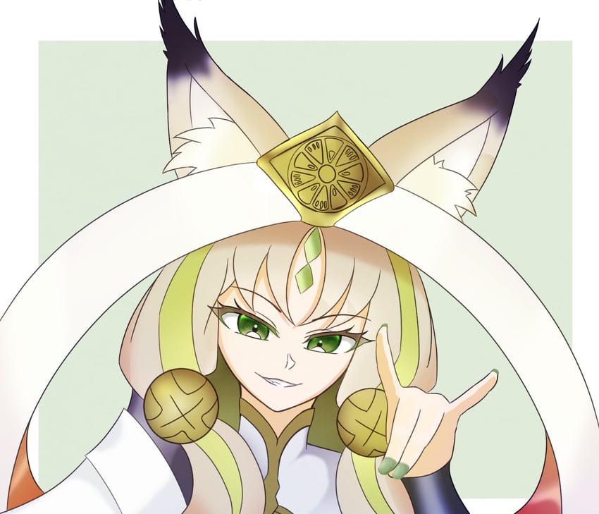 hu-li the jewel mikanko and arahime the manifested mikanko (yu-gi-oh!) drawn by norakuma