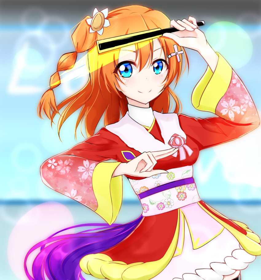 kosaka honoka (love live! and 2 more) drawn by mocchi_(shooter1016)