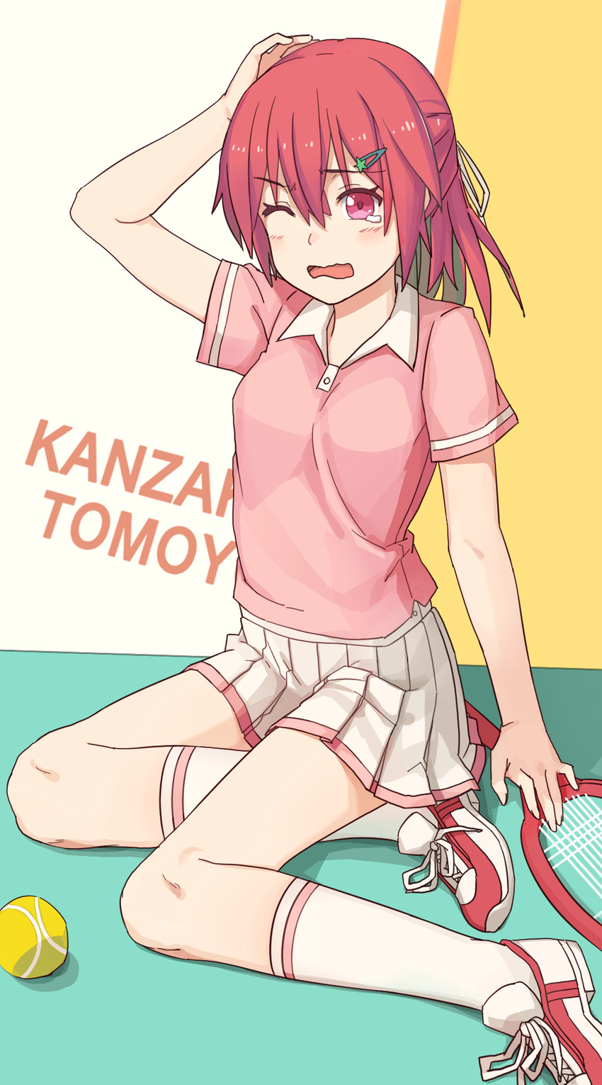 kanzaki tomoyo (inou-battle wa nichijou-kei no naka de) drawn by piza_rokumai