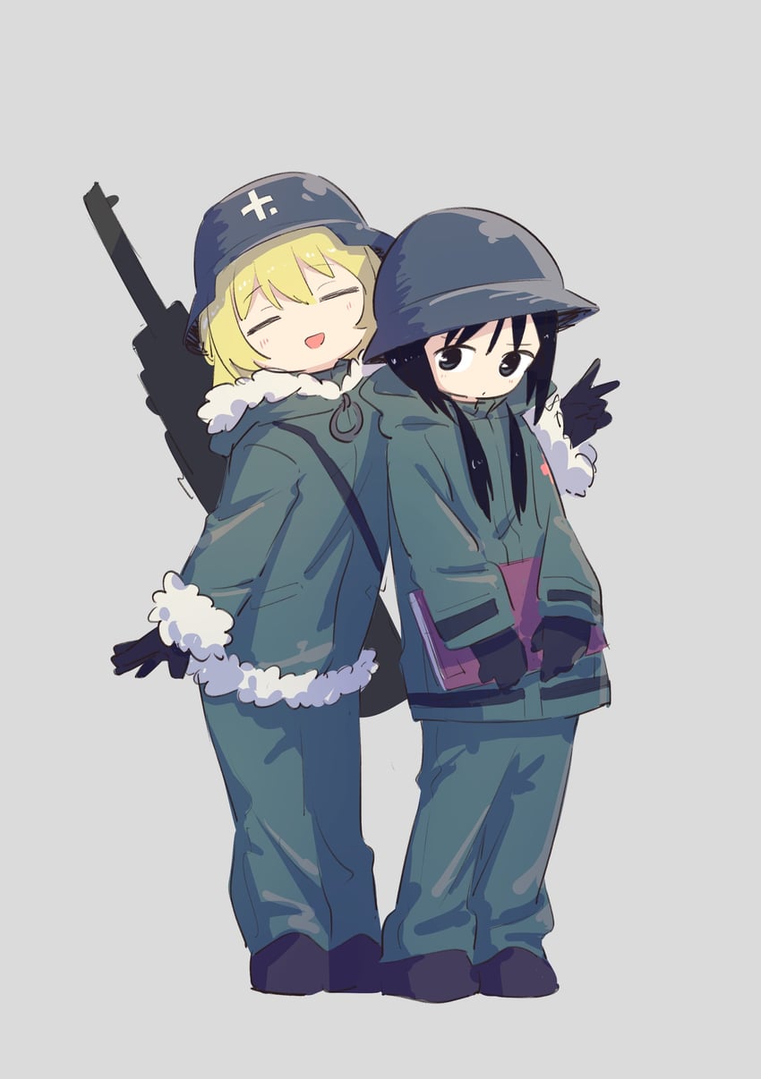 chito and yuuri (shoujo shuumatsu ryokou) drawn by nakamori_kemuri