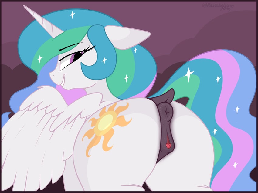 princess celestia (my little pony and 1 more) drawn by parabellumpony