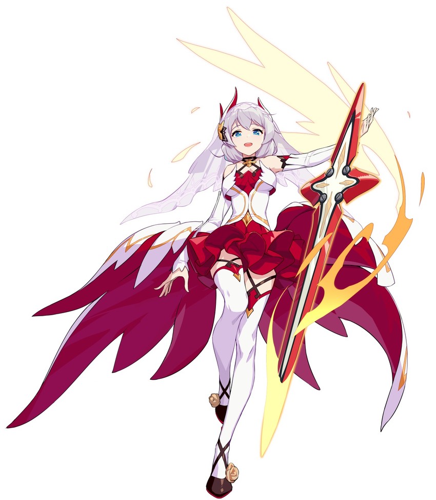 theresa apocalypse and kallen kaslana (honkai and 1 more) drawn by jinyuan712