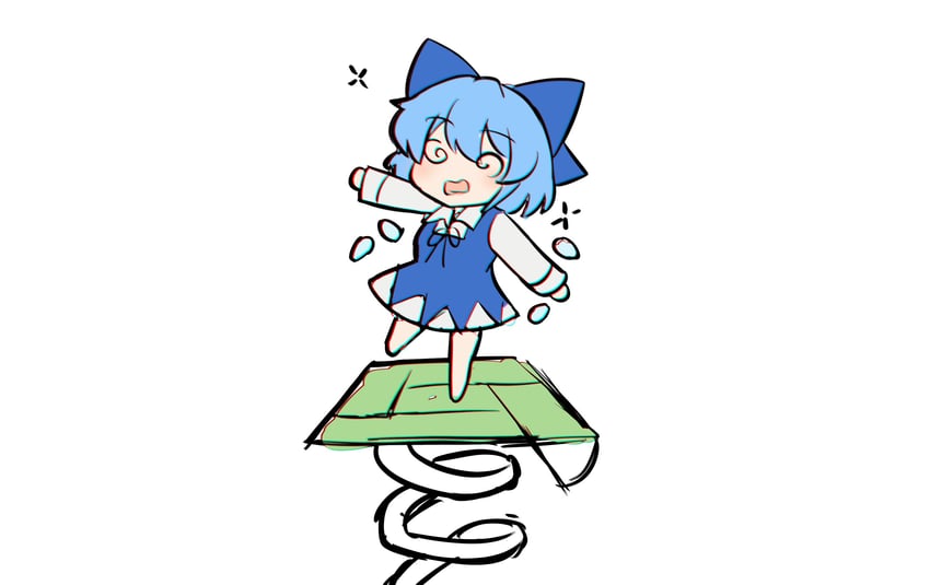 cirno (touhou) drawn by ferdy's_lab