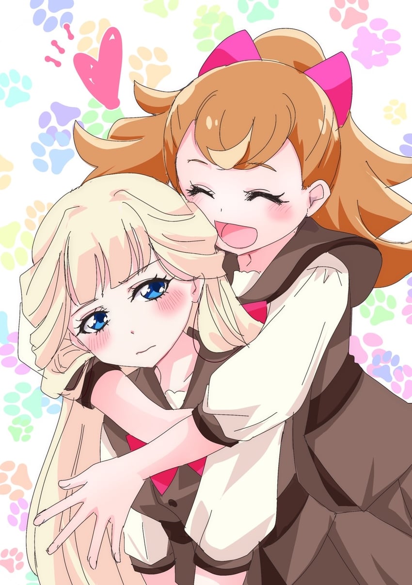 nekoyashiki yuki and inukai komugi (precure and 1 more) drawn by manekineko5319