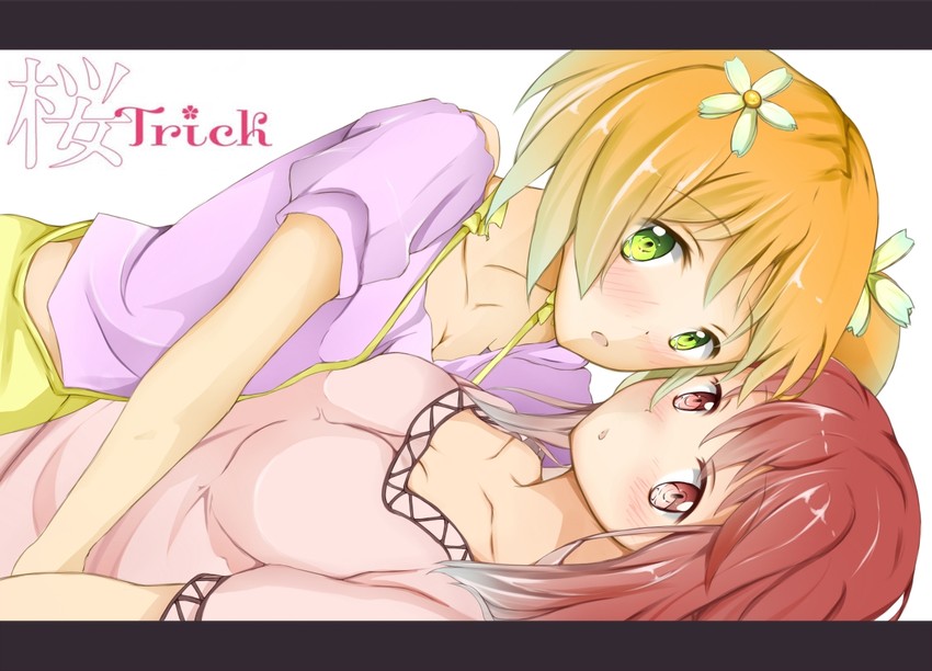 takayama haruka and sonoda yuu (sakura trick) drawn by matsurika_(j297021302)