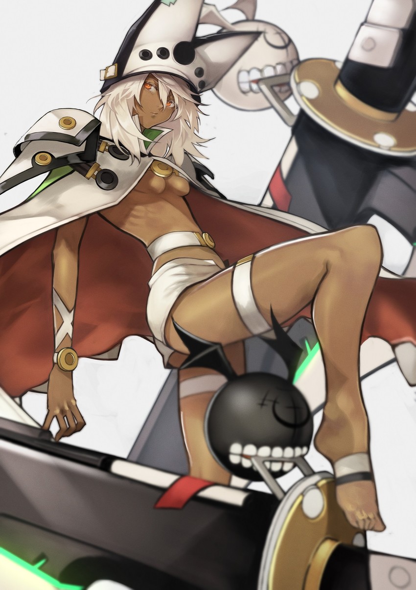 ramlethal valentine and lucifero (guilty gear and 1 more) drawn by yoshio_(55level)