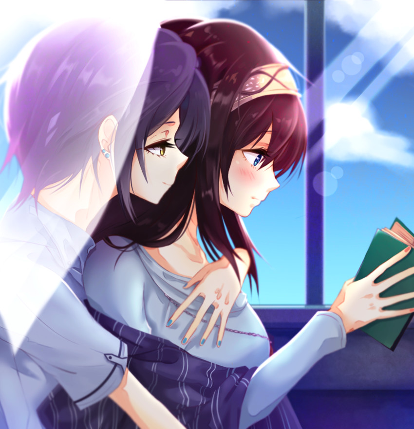sagisawa fumika and hayami kanade (idolmaster and 1 more) drawn by aki-melody