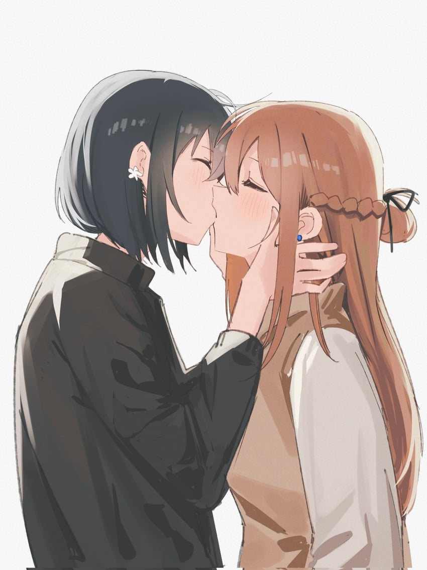 miyagi shiori and sendai hazuki (shuuniichido classmate wo kau hanashi) drawn by haidao_mao
