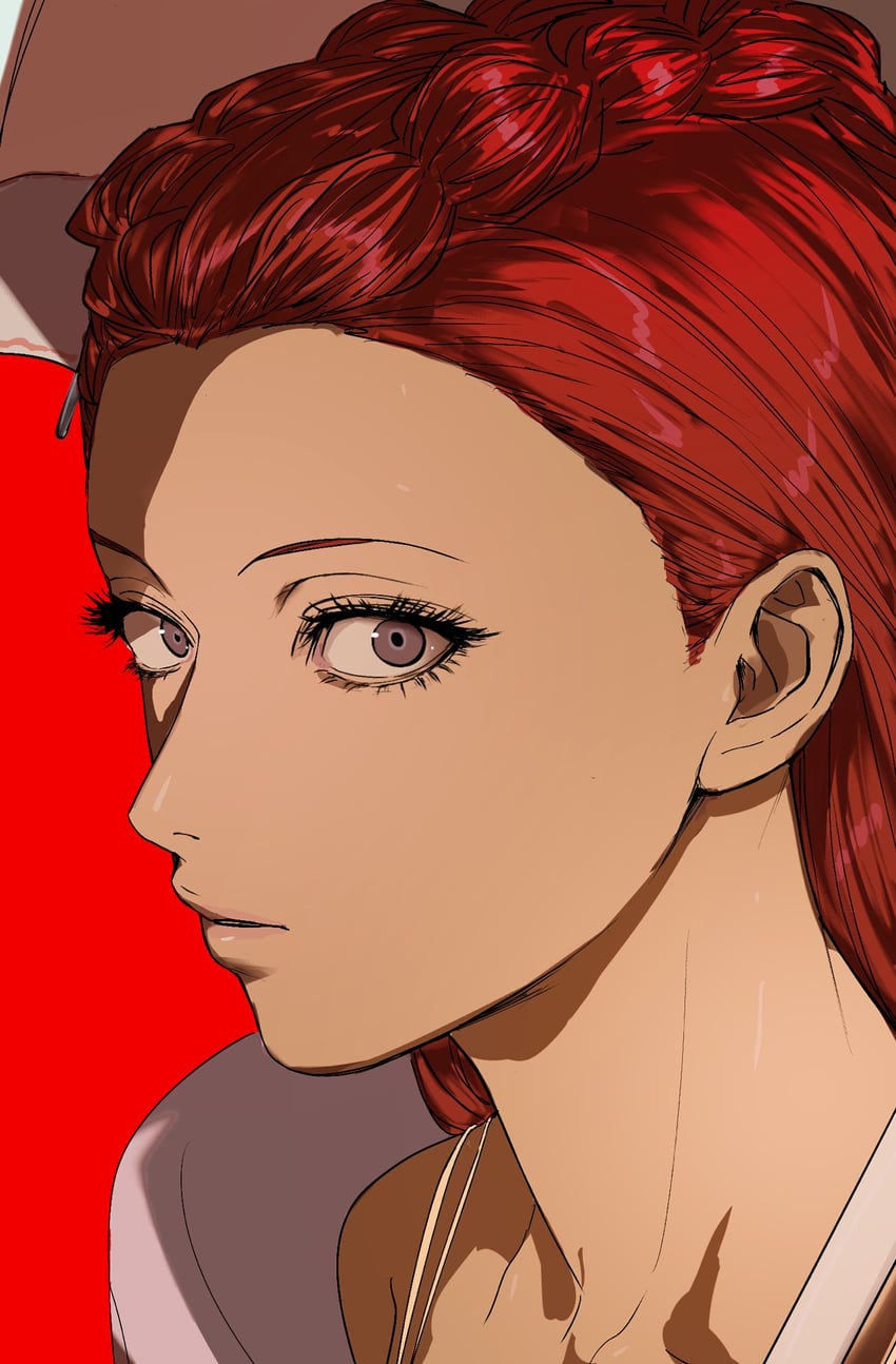 dahlia hawthorne (ace attorney and 1 more) drawn by amikoiiko