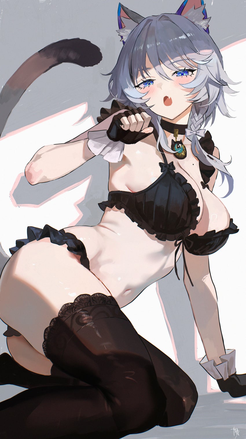 cipher (honkai and 1 more) drawn by maria_(maria_rose)