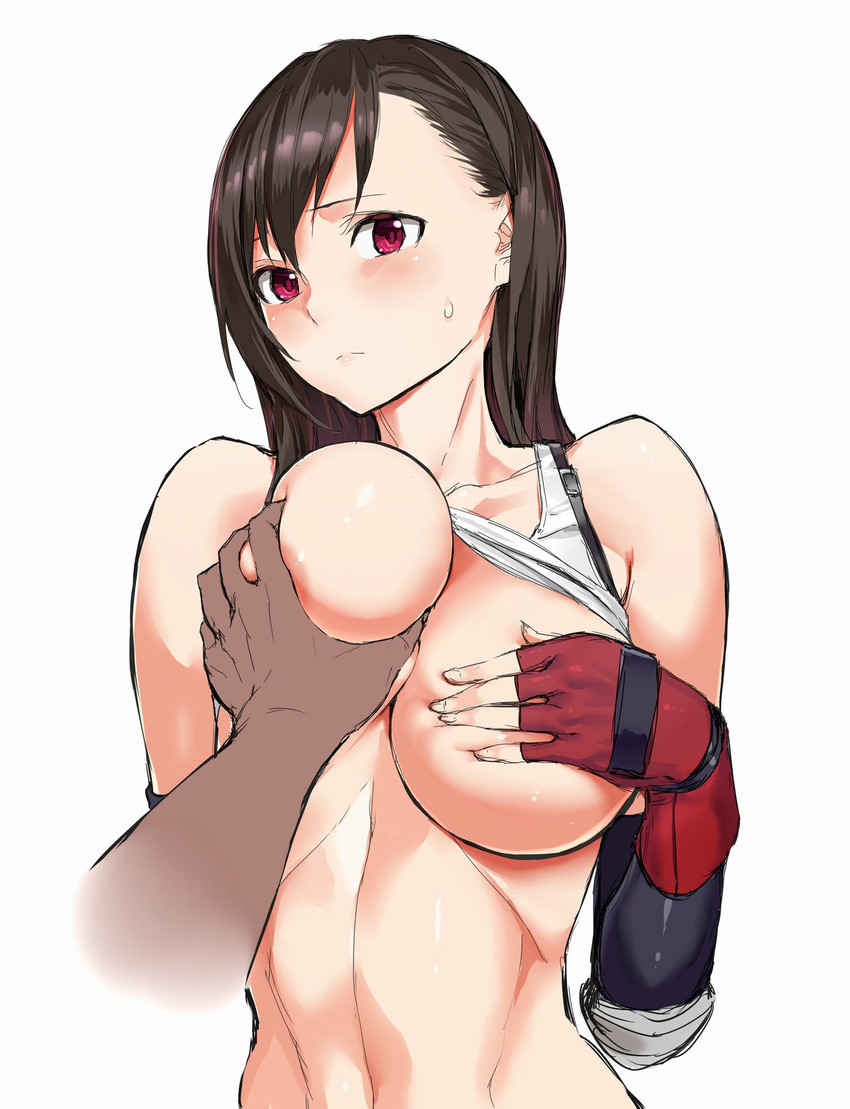 tifa lockhart (final fantasy and 1 more) drawn by hiiragi_yuuichi