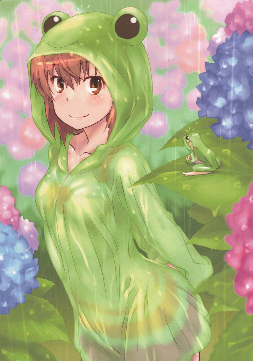misaka mikoto and gekota (toaru majutsu no index and 1 more) drawn by raika9