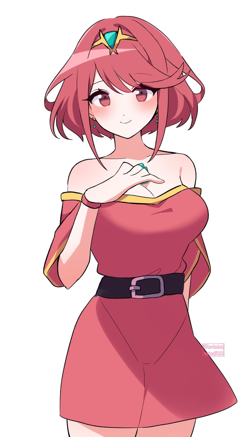 pyra (xenoblade chronicles and 2 more) drawn by kotohatoko510