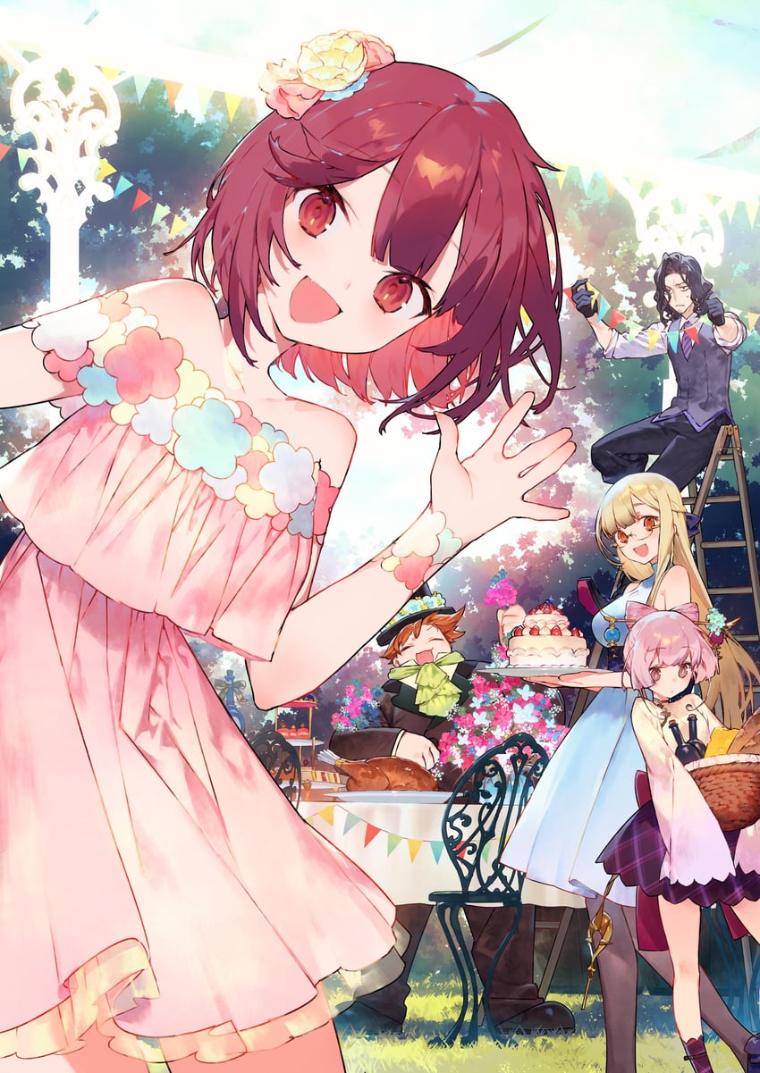 sophie neuenmuller, corneria, monika ellmenreich, oskar behlmer, and harol simens (atelier and 1 more) drawn by noco_(adamas)