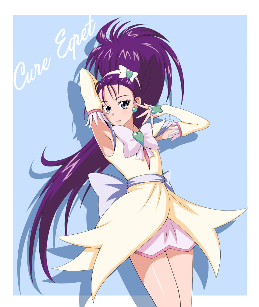 mishou mai and cure egret (precure and 1 more) drawn by jabara_tornado