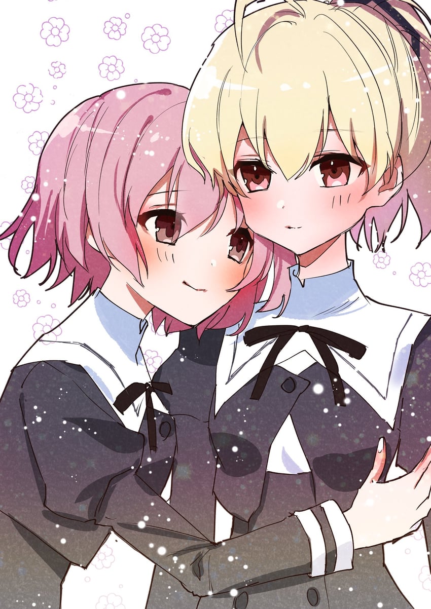 hitotsuyanagi riri and ando tazusa (assault lily) drawn by kikikaikai_(kikikaikai_chan)