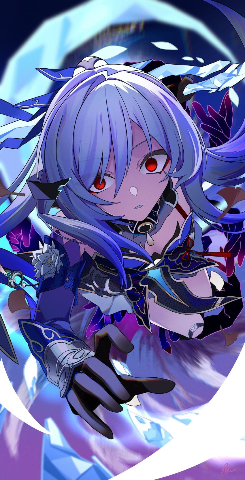 jingliu (honkai and 1 more) drawn by esu_3101