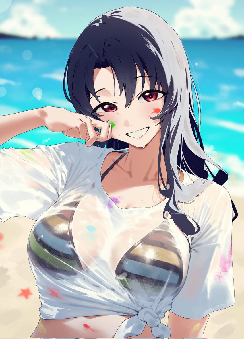 takayama sayoko (idolmaster and 2 more) drawn by kimi_(hearty_yuuki)