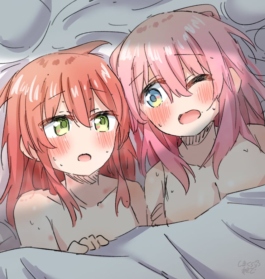 gotoh hitori and kita ikuyo (bocchi the rock!) drawn by shimakura_asado