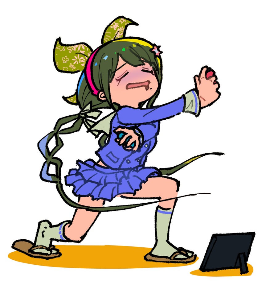 chabashira tenko (danganronpa and 1 more) drawn by youko-shima