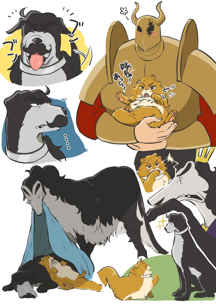 desha, despa, ouken, and captain (ousama ranking) drawn by chanko_122