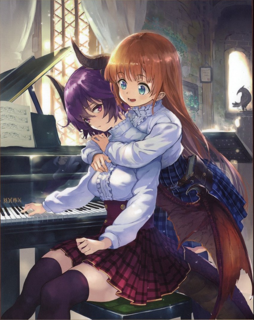 grea and anne (shingeki no bahamut and 1 more)