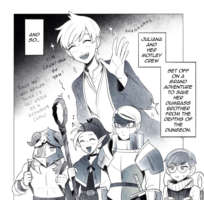 marcille donato, falin touden, juliana, laios touden, senshi, and 5 more (pokemon and 2 more) drawn by submashell