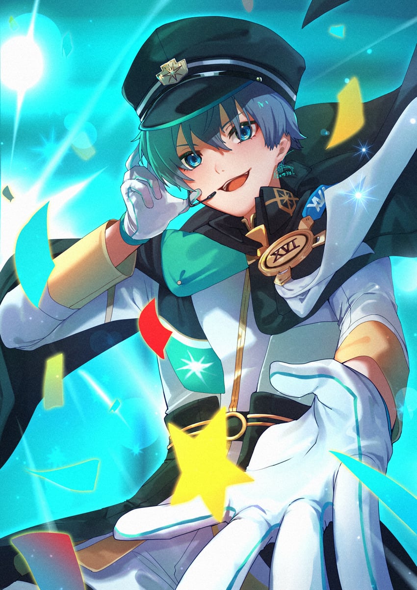 amamine shu (idolmaster and 2 more) drawn by ebihorobosi