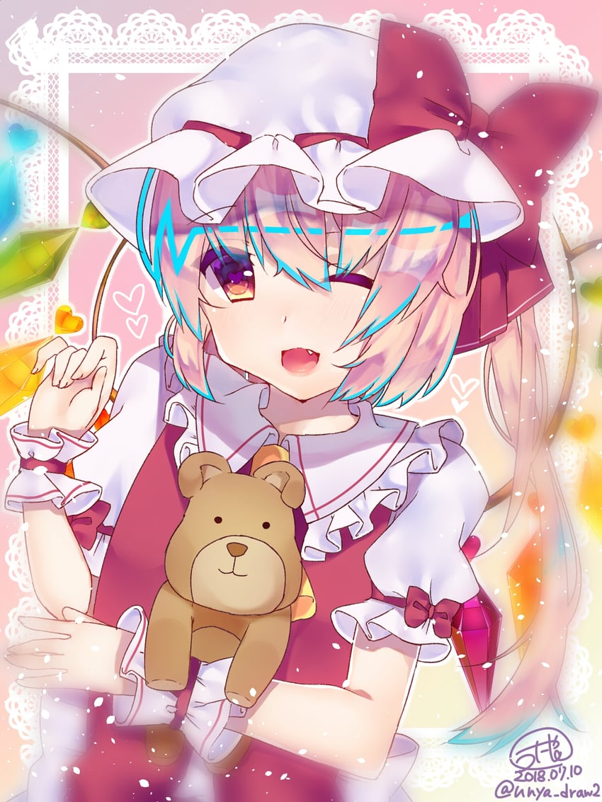 flandre scarlet (touhou) drawn by chisiro_unya_(unya_draw)