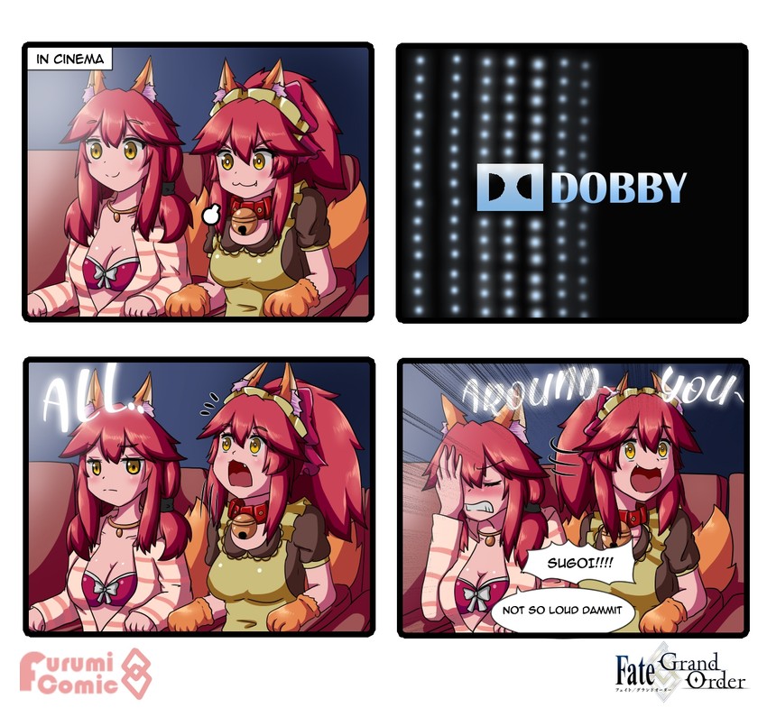 tamamo, tamamo no mae, and tamamo cat (fate and 3 more) drawn by keita_naruzawa