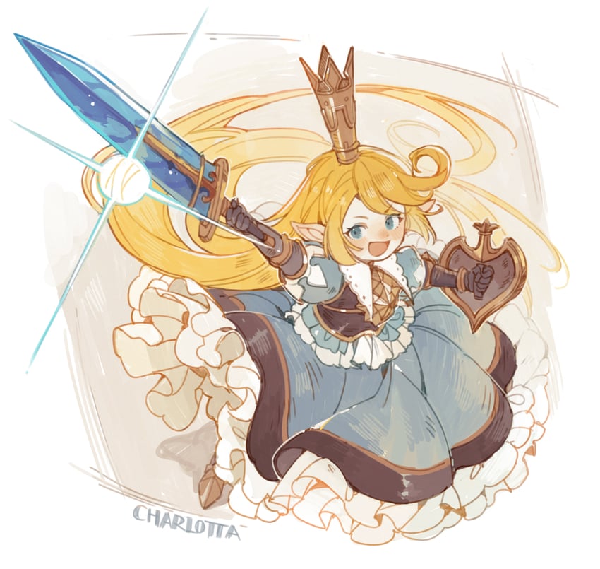 charlotta (granblue fantasy and 1 more) drawn by luminous_slime