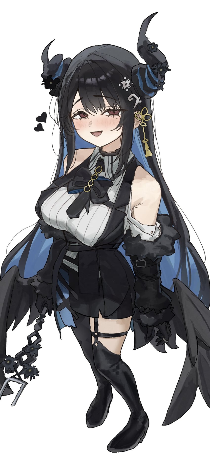 nerissa ravencroft (hololive and 1 more) drawn by arch_05x