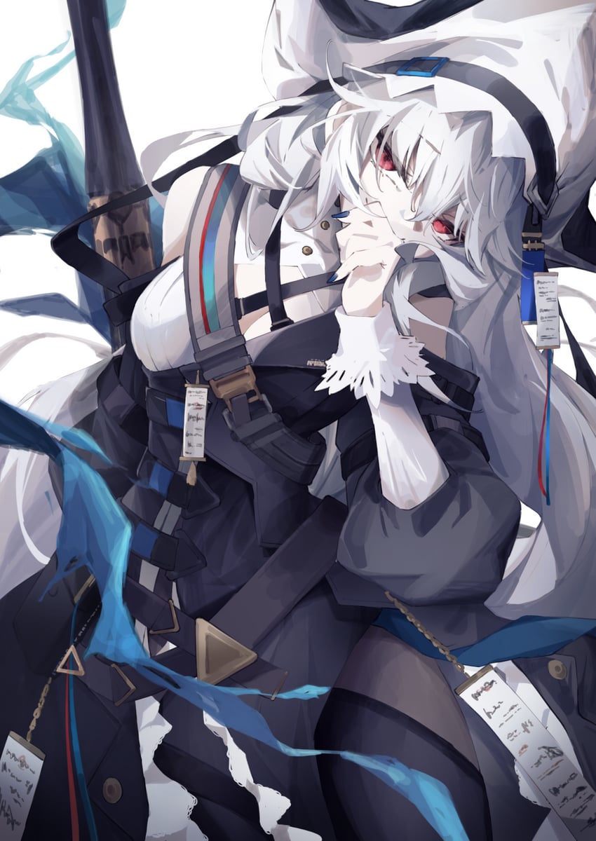 specter and specter the unchained (arknights) drawn by ankoro_mochi