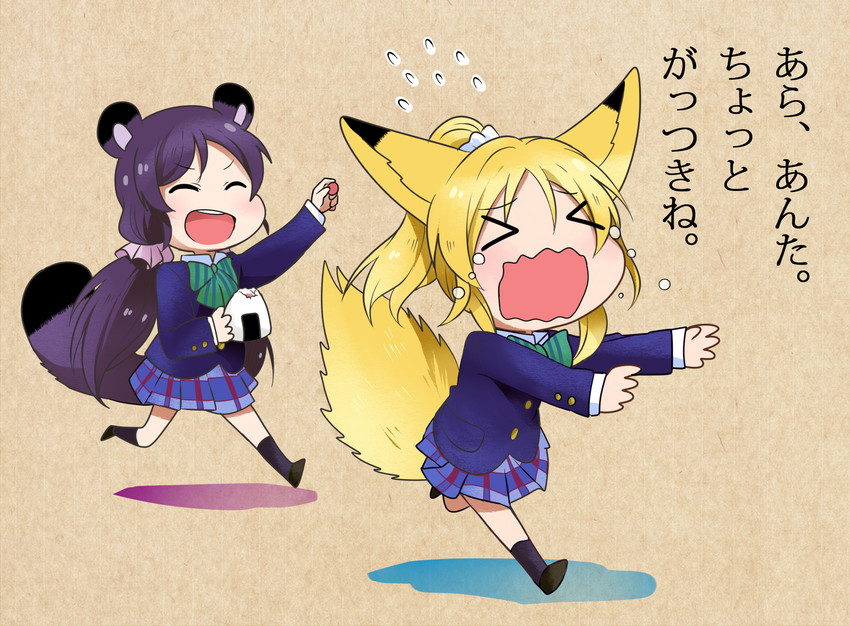 tojo nozomi and ayase eli (love live! and 1 more) drawn by suan_ringo