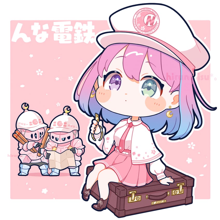 himemori luna and luknight (hololive) drawn by hiruno_isu