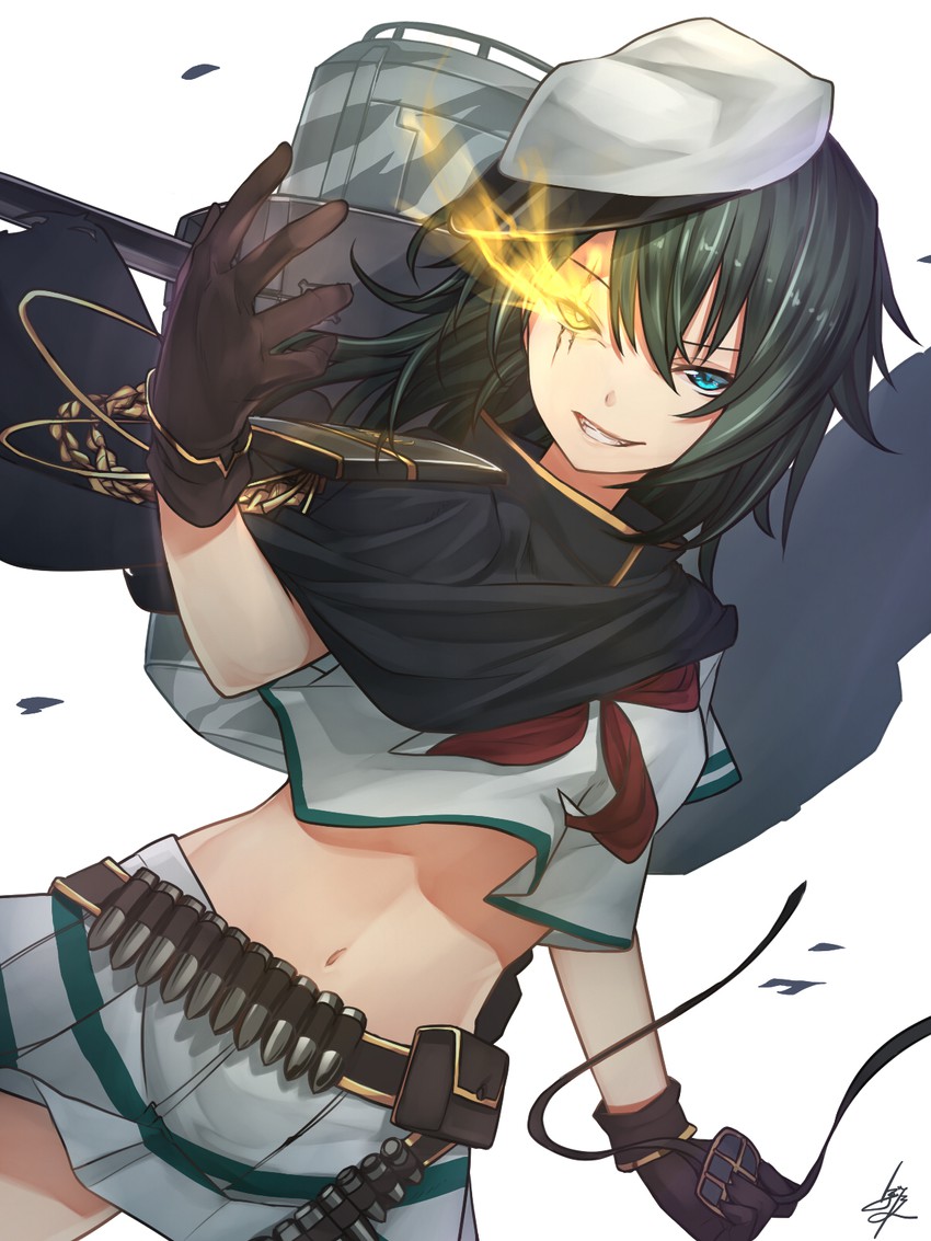 kiso and kiso kai ni (kantai collection) drawn by baffu