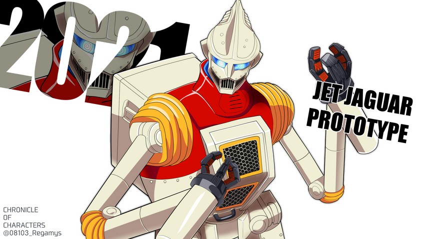 jet jaguar (godzilla and 1 more) drawn by shafuu_(arrowww12ga)