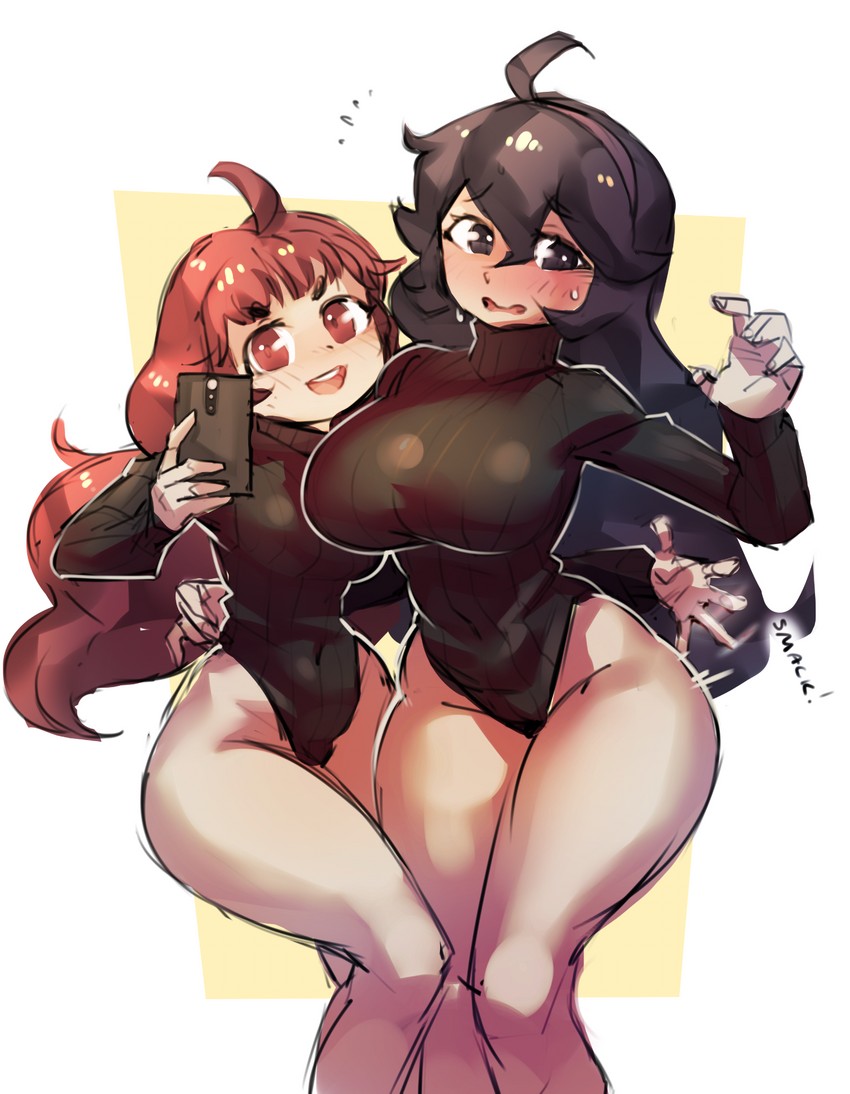 hex maniac (pokemon and 2 more) drawn by borvar